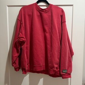 Daily Drills Vintage Red Sunbleached Crewneck